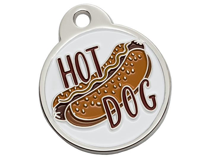 Hot dog tags hotsell