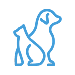 An illustration of a dog and a cat.